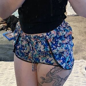 Olive & Oak Blue Floral Shorts